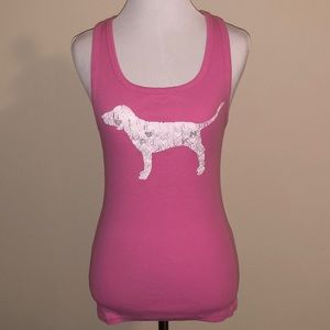 Victoria’s Secret PINK Vintage Style Dog Tank S